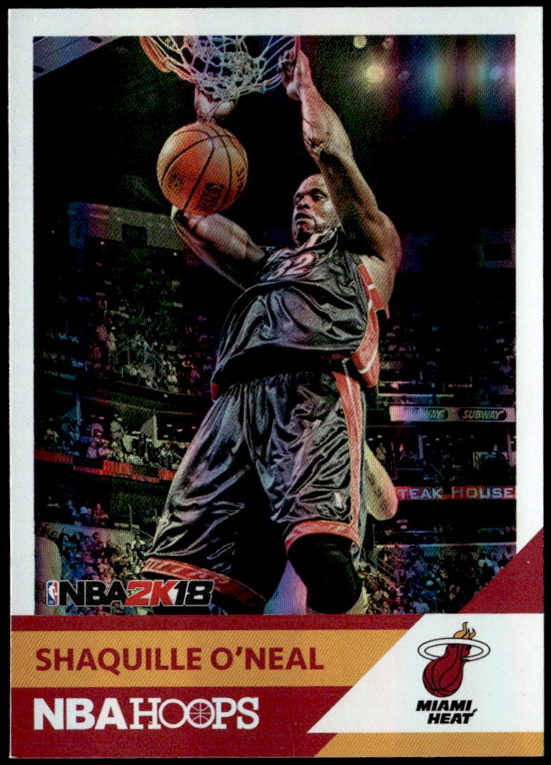 2017-18 Hoops #NNO Shaquille O'Neal Shaquille O'Neal NBA2K18 E1