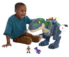 Fisher-Price Imaginext Jurassic World Rebirth T. Rex Ultimate Action Chomp.