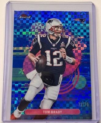 2025 Topps Finest Uncommon TOM BRADY Color Match X-Fractor /75