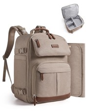 mommore Diaper Bag Backpack Multi-Pocket Trav...