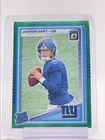 JAXSON DART 2025 DONRUSS OPTIC RATED ROOKIE GREEN HYPER PRIZM RC Q5677