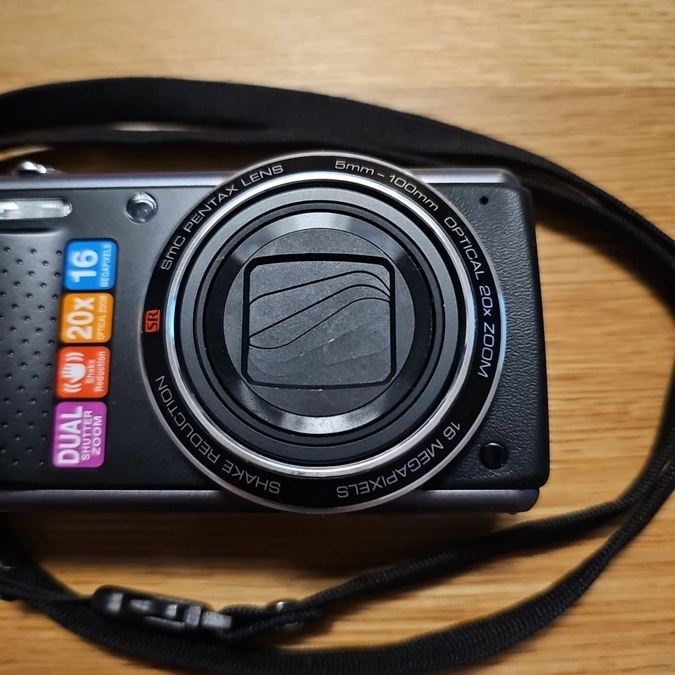 Digitalkamera PENTAX Optio VS20 Schwarz Kamera Getestet Funktioniert Top Kamera - Bild 3 von 4