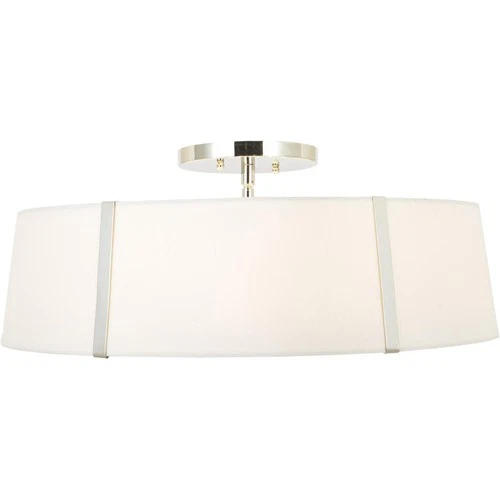 Crystorama FUL-907-PN_CEILING Fulton Semi-Flush Mount Polished Nickel - Picture 3 of 6