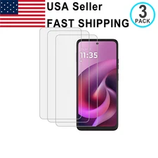 3PK Tempered Glass Protector For Motorola Moto G Power 5G/G Play 2025 2026