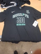NWT Nike WNBA Sabrina Ionescu #20 New York Liberty Black T-Shirt Men’s Sz L