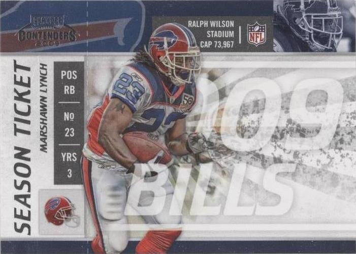 2009 Playoff Contenders Marshawn Lynch #12 - 1 of 2