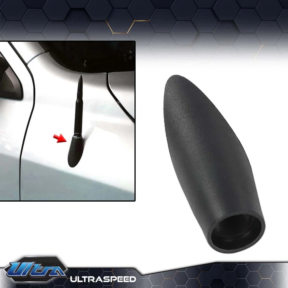 Ajuste para 94-02 Dodge Ram 1500 2500 3500 moldura base de montagem antena de rádio preta - Imagem 2 de 4