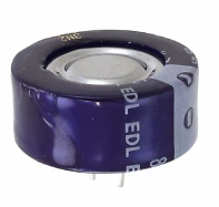 Pack of 2  EDLF105B5R5C  Supercapacitor 1.0F (EDLC)  5.5 V Radial, Can 50Ohm ...
