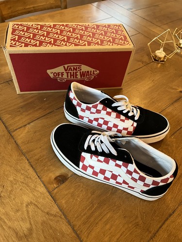 vans tango red checkered