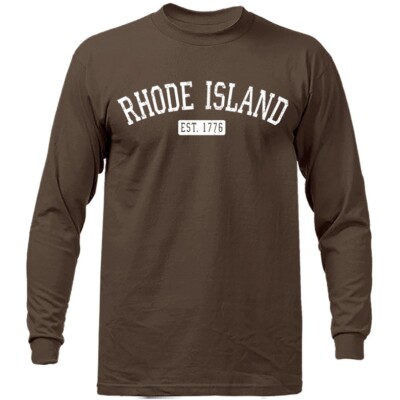 State of Rhode Island RI Long Sleeve