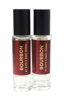 x2 Bath Body Works Bourbon Cologne Men's Travel Mini .5 oz Travel Size New