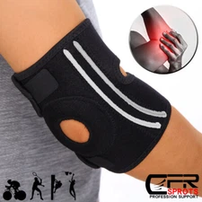 Adjustable Elbow Brace Support Sleeve Arthritis Tendonitis Arm Joint Pain Relief