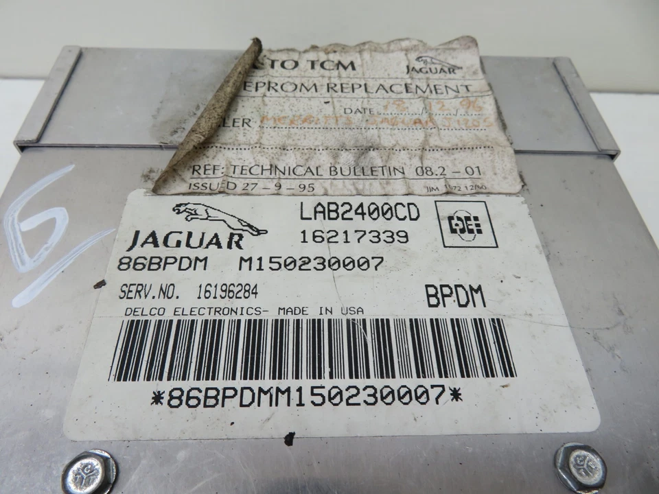 JAGUAR XJR TRANSMISSION CONTROL ECU MODULE LAB2400CD 1994-2001 1200-6 - Image 4 of 4