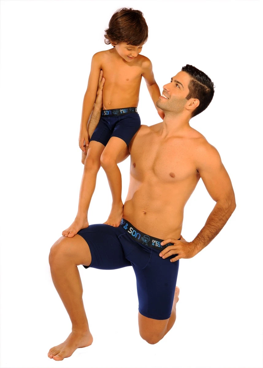 Daddy & Son Boxer Briefs Matching Underwear Set Father,Dad,Son's