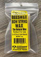 2 BEESWAX PACKS Traditional BOW STRING WAX Archery BOWSTRINGS SAVE STRING LIFE