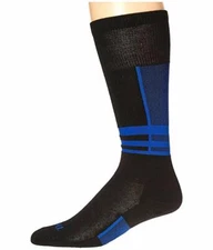 Thorlos Unisex Black Ultra Thin Ski Crew Cut Socks L37927 Size Small