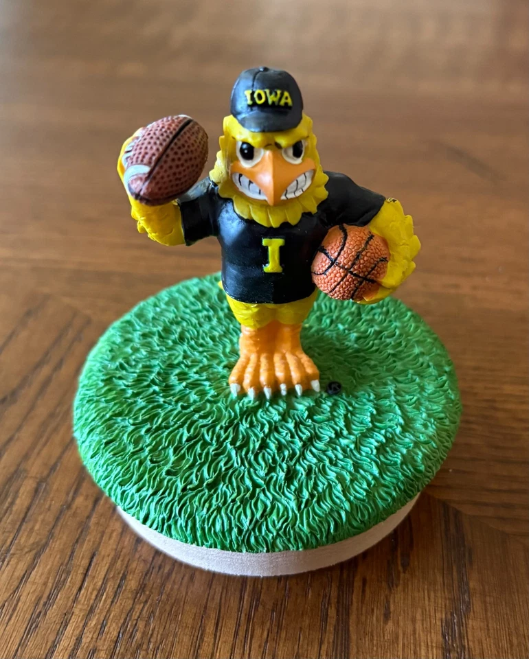 Iowa Football Basketball Candle Topper ~ University of Iowa Herky ~ Talegaters - Image 3 of 4