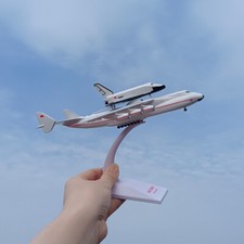 1/400 Scale An-225-CCCP Mriya Aircraft Model with The space shuttle buran