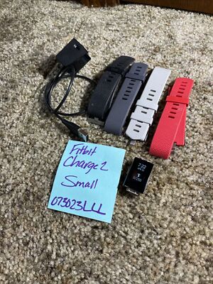 FITBIT Charge 2 Activity Tracker Steps Distance Heart Sleep Calories Small
