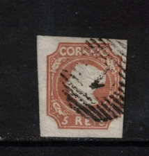 Portugal #1 (Afinsa #1) Very Fine Used **With Certificate**