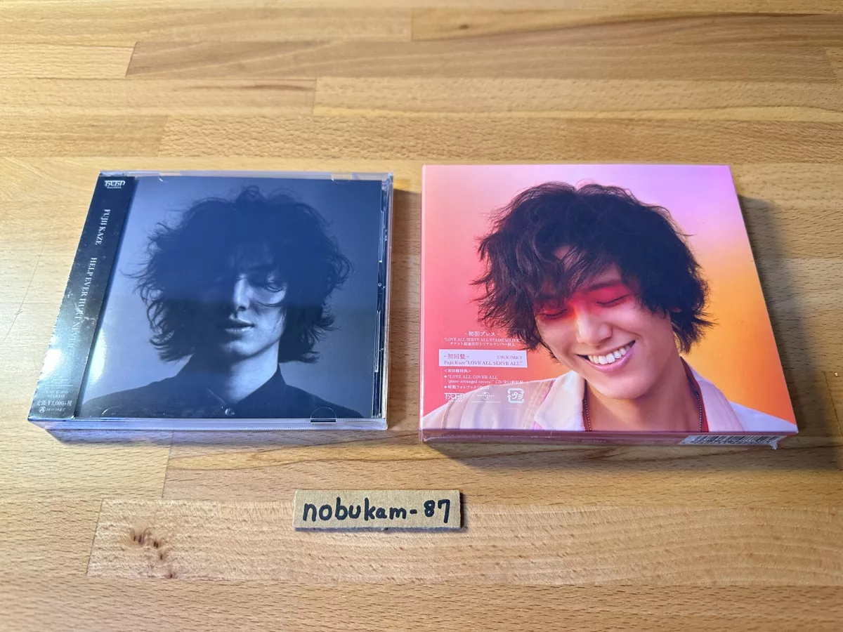 Fujii Kaze LOVE ALL SERVE ALL Limited Edition 2 CD + HELP EVER HURT NEVER CD set