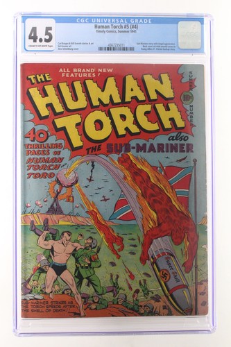 human-torch-5-4-timely-comics-1941-cgc-4-5-sub-mariner-story-ebay