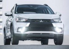 White Led Fog Lamps Driving Light Kit For 2018 2019 Mitsubishi Outlander Sport