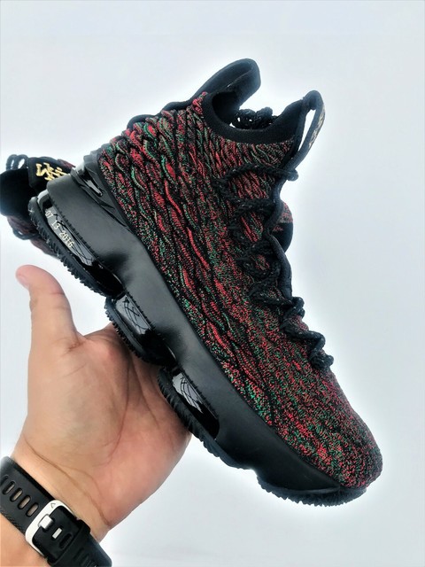 lebron 15 black white