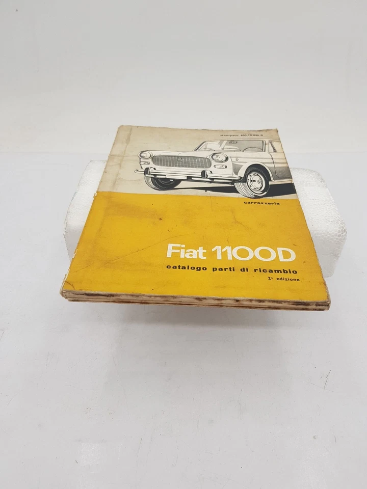 Manuale officina catalogo parti di ricambio Fiat 1100 D 2^ seconda edizione 1965 - Immagine 2 di 4