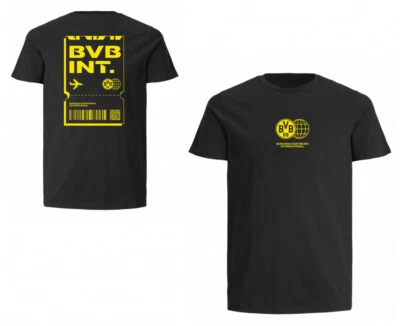 Borussia Dortmund T-Shirt - International - schwarz Shirt Unisex - div. Größen