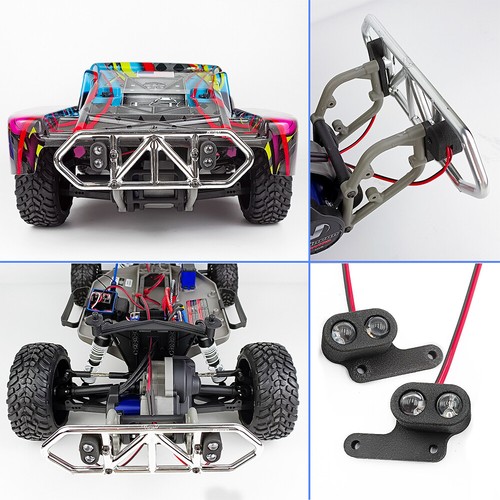 LWORD RC Front + Rear Lights LED Light Kit Parts for RC 1/10 Traxxas SLASH 2wd - Picture 8 of 9