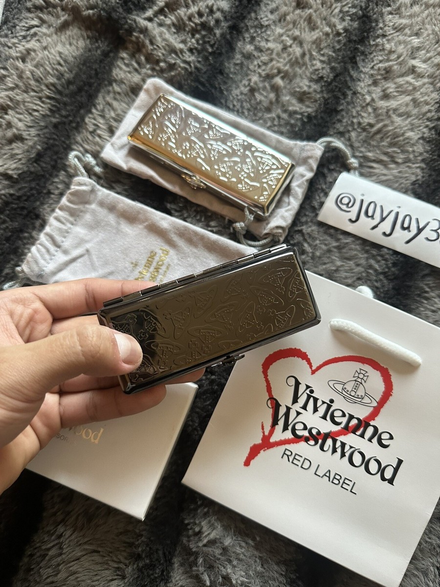 Vivienne Westwood Metal Cigarette Case Metal Nana ORB Silver New