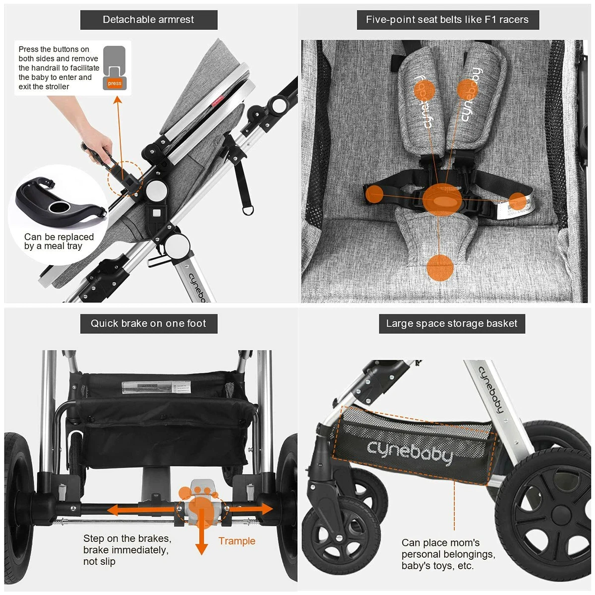 Cynebaby compact 2025 pram strollers