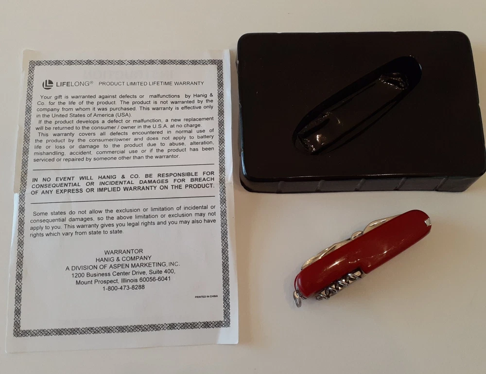 15-in-1 Multi Tool Pocketknife & 8-Tool Stainless Steel Eton Survival Card NIB
