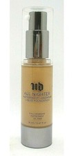 URBAN DECAY ALL NIGHTER WATERPROOF LONGWEAR LIQUID FOUNDATION .47 OZ TRAVEL NIB
