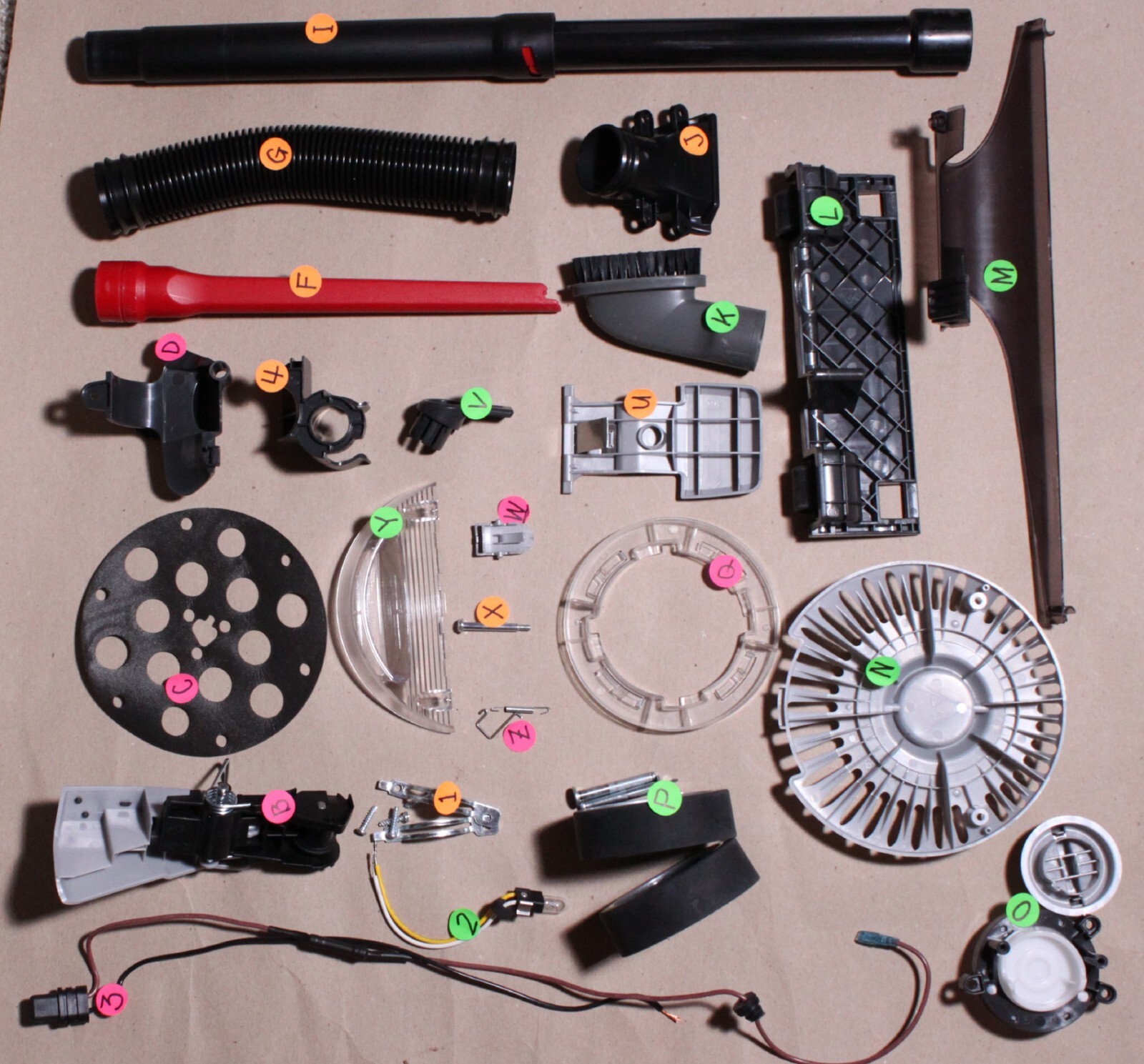 Hoover UH72630 WINDTUNNEL VACUUM CLEANER " REPLACEMENT PARTS" MULTIPLE