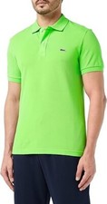 Lacoste Mens Men's Short Sleeve Classic Pique Polo Shirt, Brasilia SLIM FIT