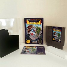 Rampage (Nintendo Entertainment System, 1988) CIB COMPLETE NICE SHAPE NES Game
