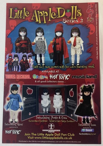 2005 ad page ~ LITTLE APPLE DOLLS 