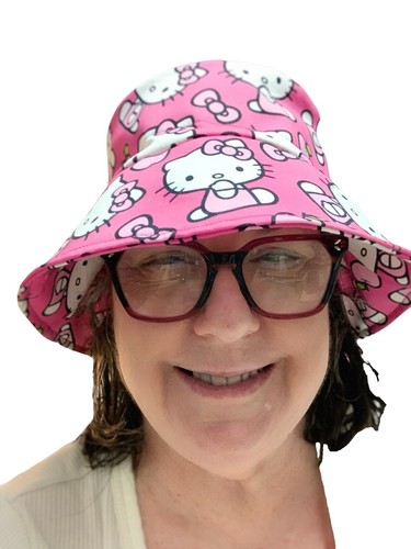 $200 JW Anderson Women\'s Blue Green Pink Tie-Dye Logo Bucket Hat Size 56 cm $200 JW Anderson Women main image 3