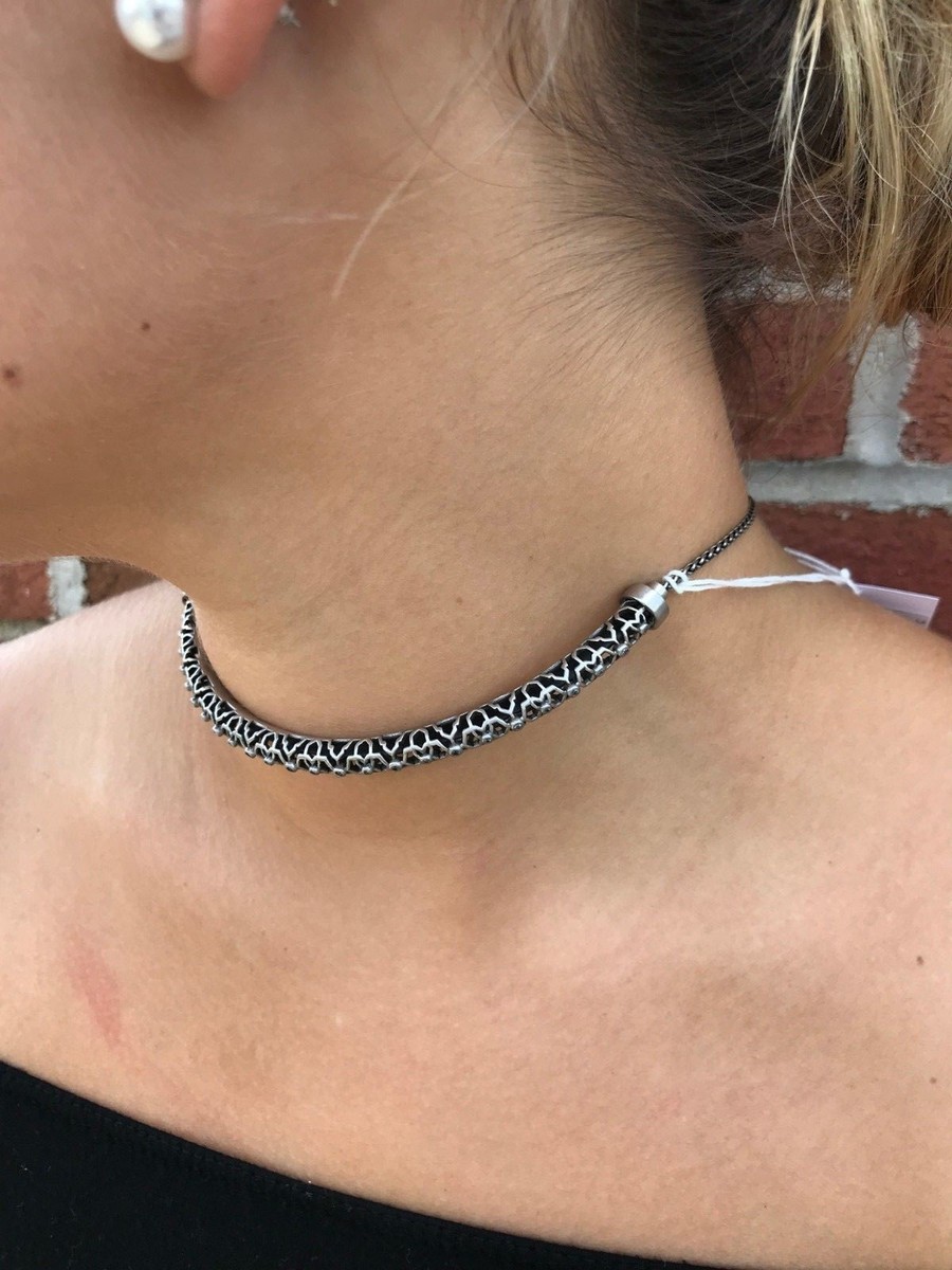 💖🌟NWT Kendra Scott Lucy Necklace in Antique Silver Metal 🌟💖 View 5