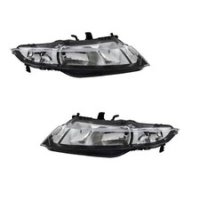 Set Di Fari Destra E Sinistra Per Honda Civic Anno 06-12 H7+H1