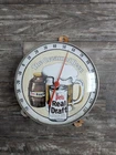1971 VINTAGE PIELS DRAFT BEER BREWERY BUBBLE GLASS THERMOMETER SIGN Brooklyn NY