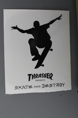 THRASHER Skateboard Magazine Skate and Destroy GB4 Vintage 