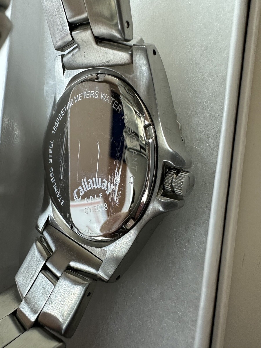 Callaway Golf Watch Menswatch Silver | eBay