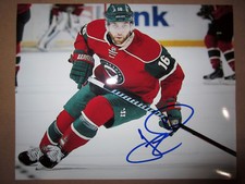 JASON ZUCKER Minnesota Wild SIGNED Autographed 8X10 Photo w/ COA 