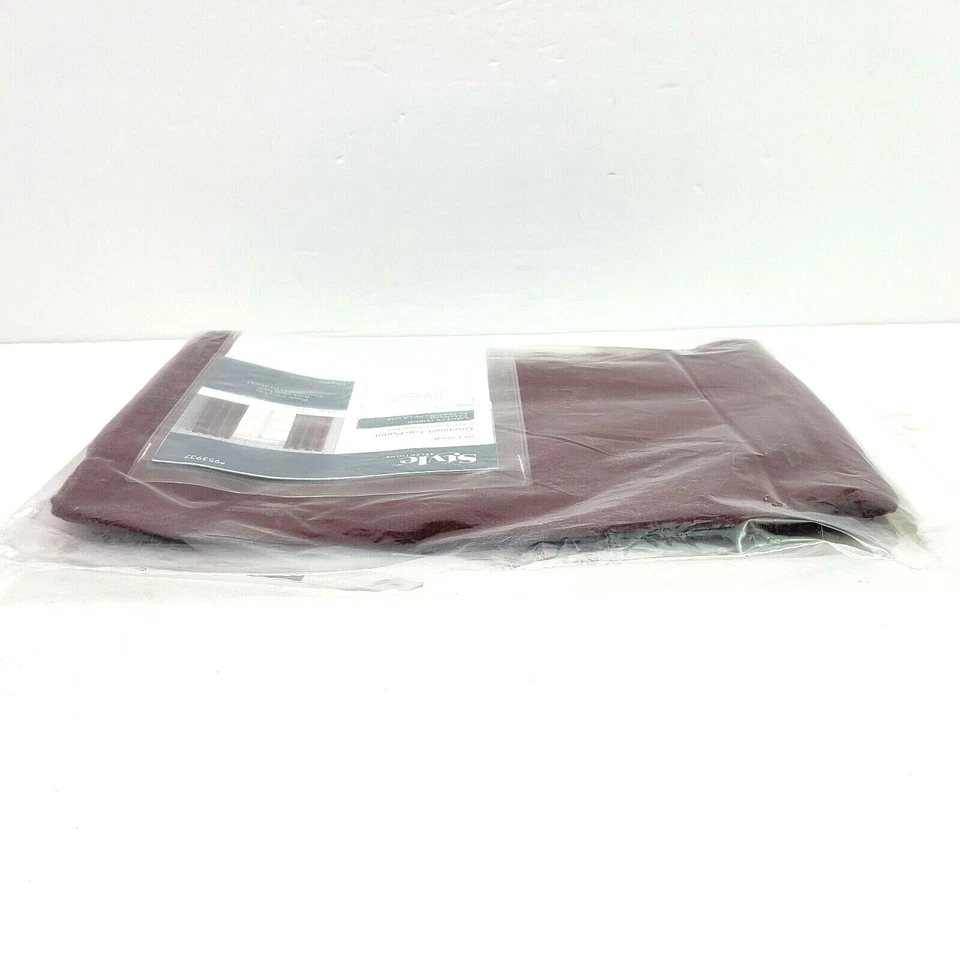 Style Selections Delmar Grommet Top Panel Burgundy 953937 - Image 3 of 4