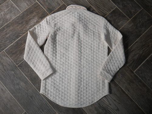 IMPRESIONANTE Chaqueta Acolchada Para Mujer CASLON Marfil Impecable Talla XS con Elástico $79 Nueva Con Etiquetas - Imagen 4 de 4