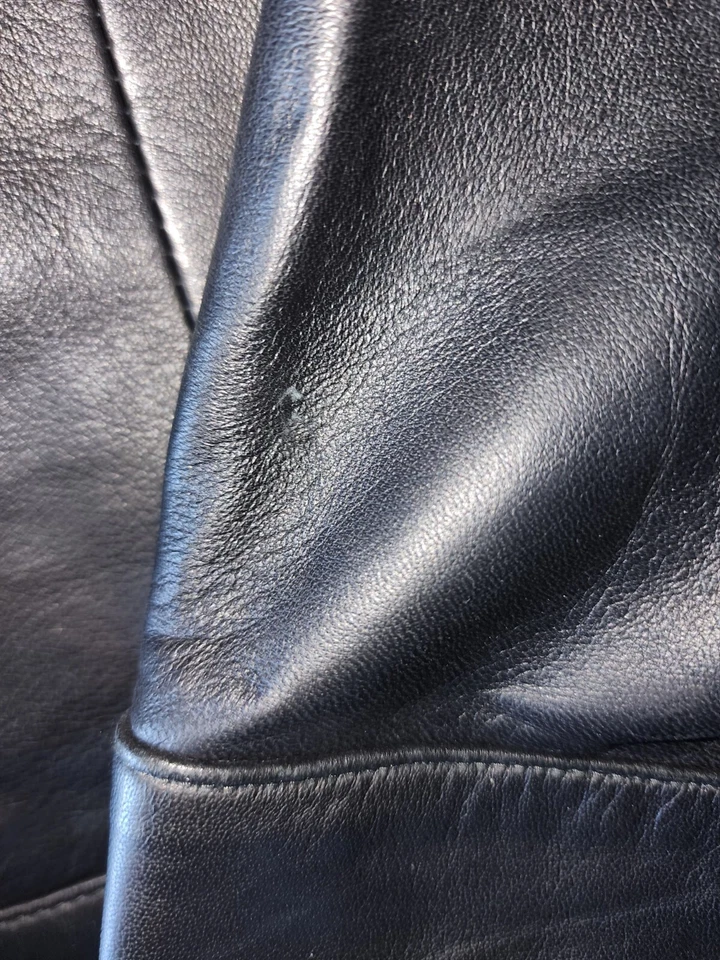 CHAQUETA NEGRA PIEL DE CORDERO HOMBRE COLECCIÓN CREMIEUX TALLA XLARGE USADA Foto 4 de 4