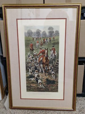 From Covert To Covert By Eas Douglas Framed Picture Original Etching Print